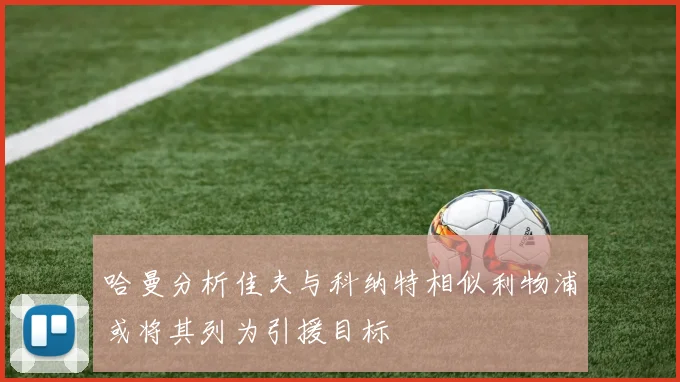 哈曼分析佳夫与科纳特相似利物浦或将其列为引援目标